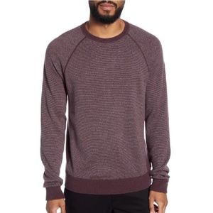 Vince Birdseye Crewneck Wool & Cashmere Sweater